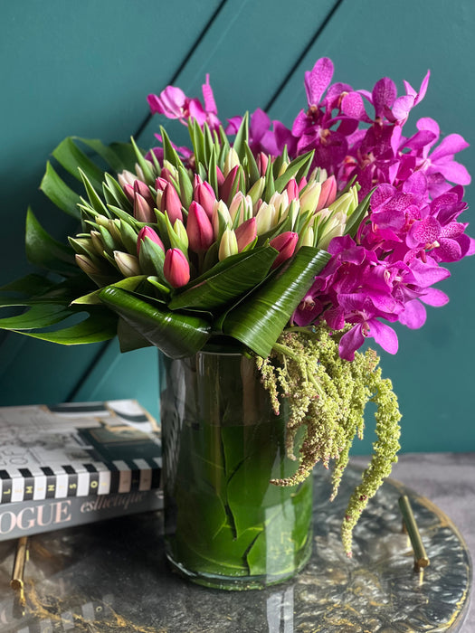 Tulips and Orchids