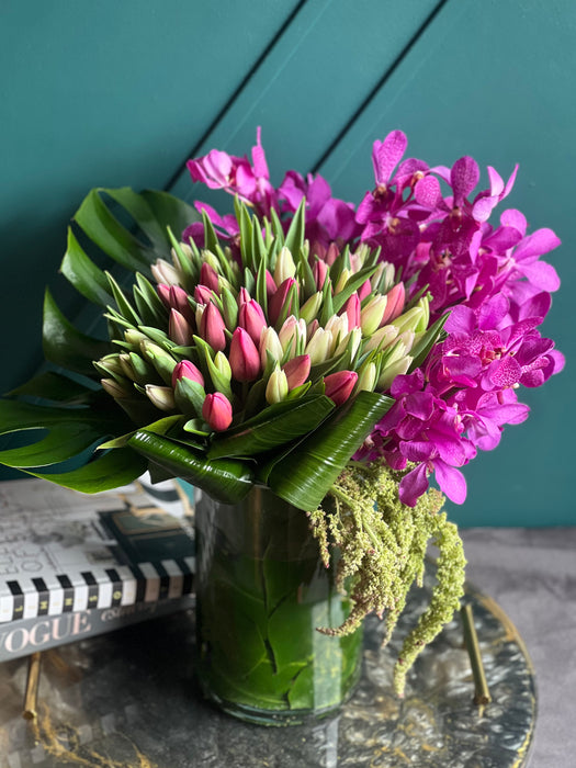 Tulips and Orchids