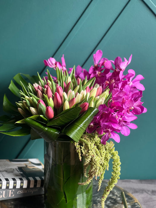 Tulips and Orchids