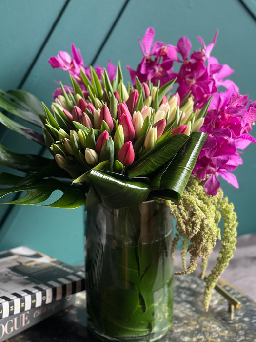Tulips and Orchids