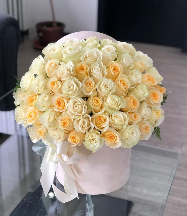 75 Roses in a box