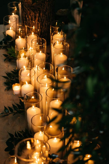 100 candles Set - RENTAL
