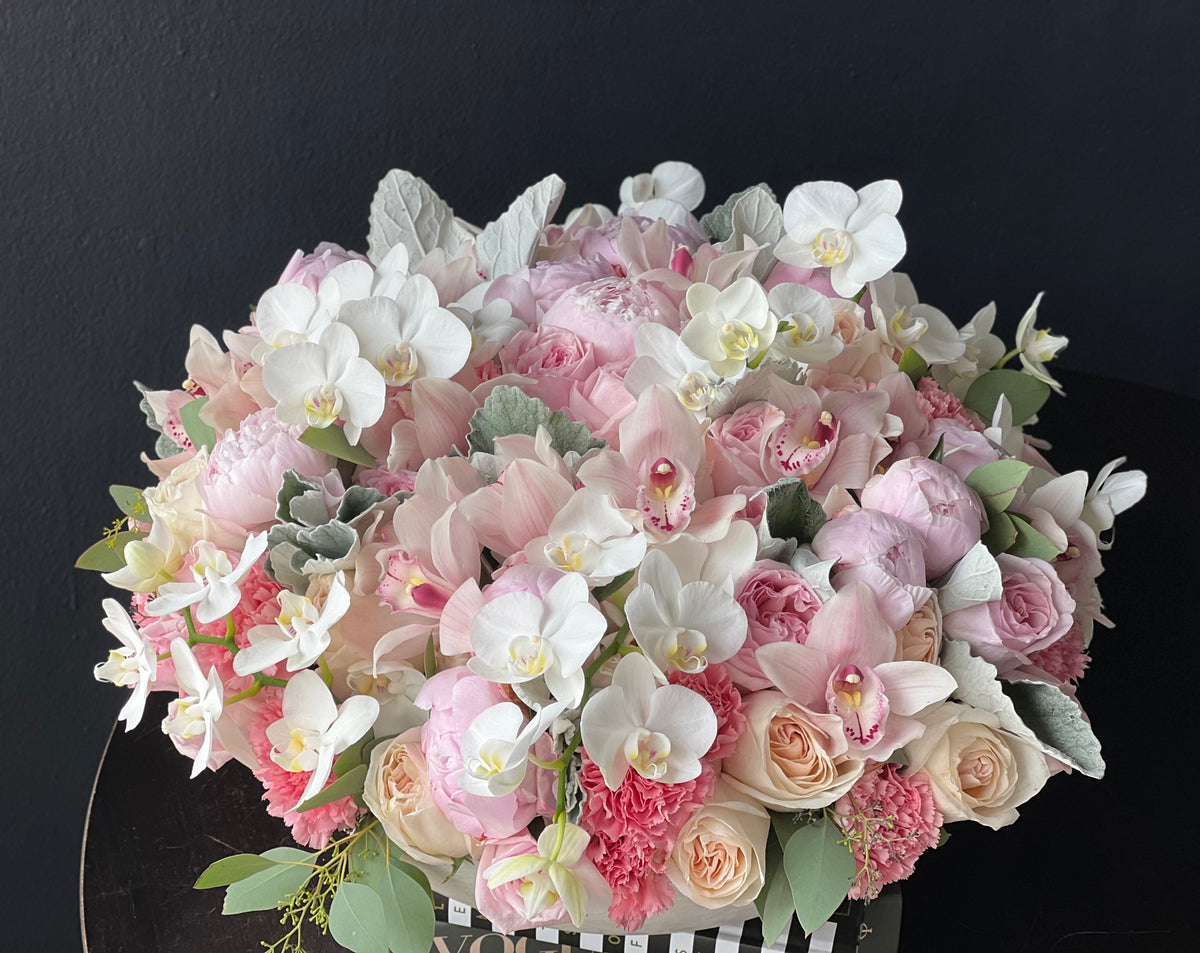 Always and Forever luxury flower arrangement Miami