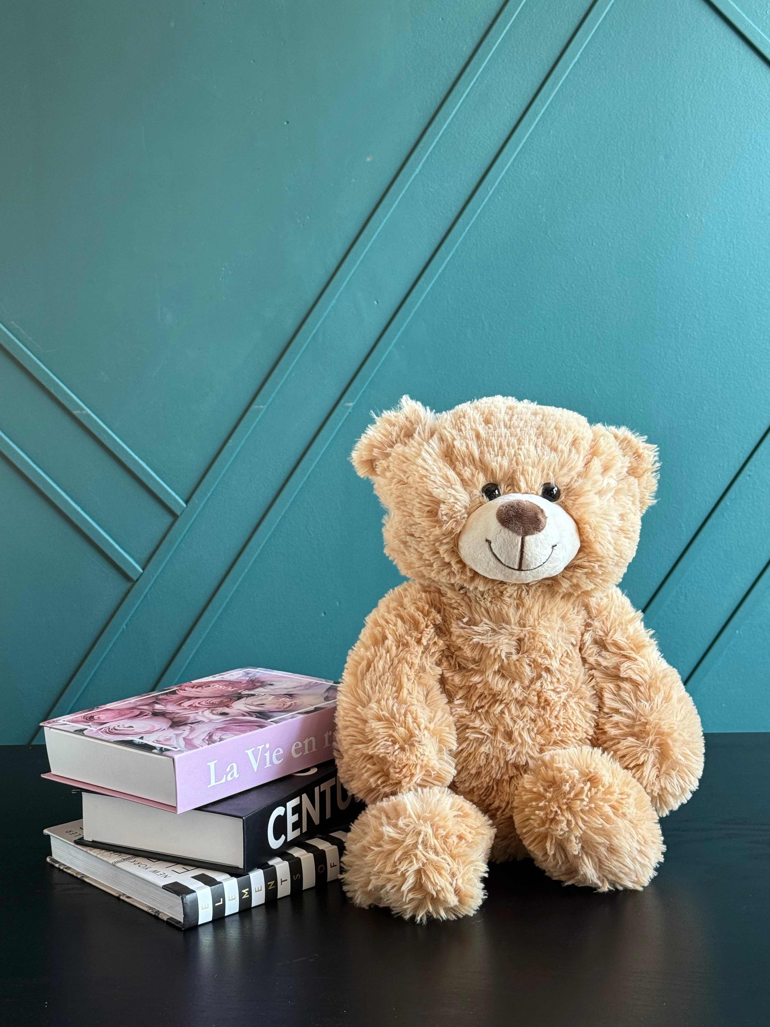 Brown teddy bear gift for birthdays and romantic surprises