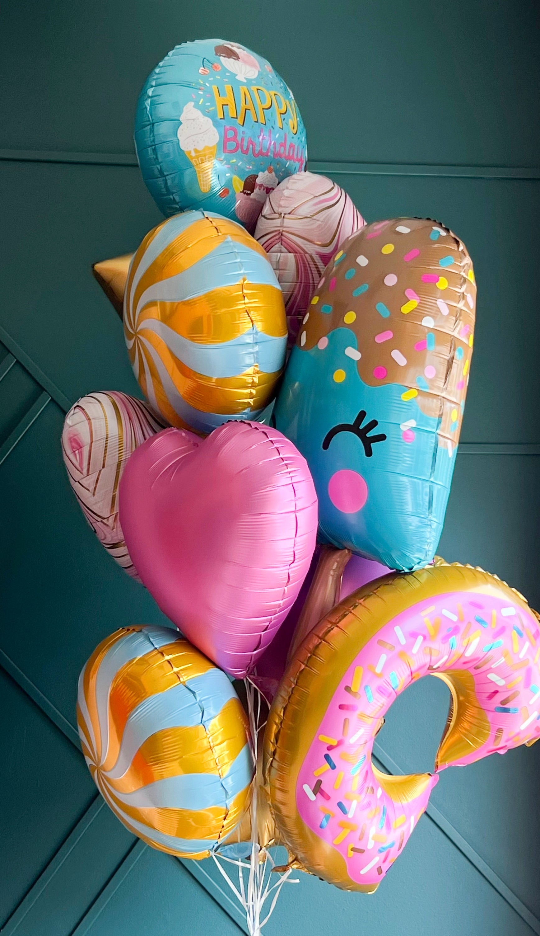 Candy & Ice Cream Balloon Bouquet -Luxury Flowers Miami