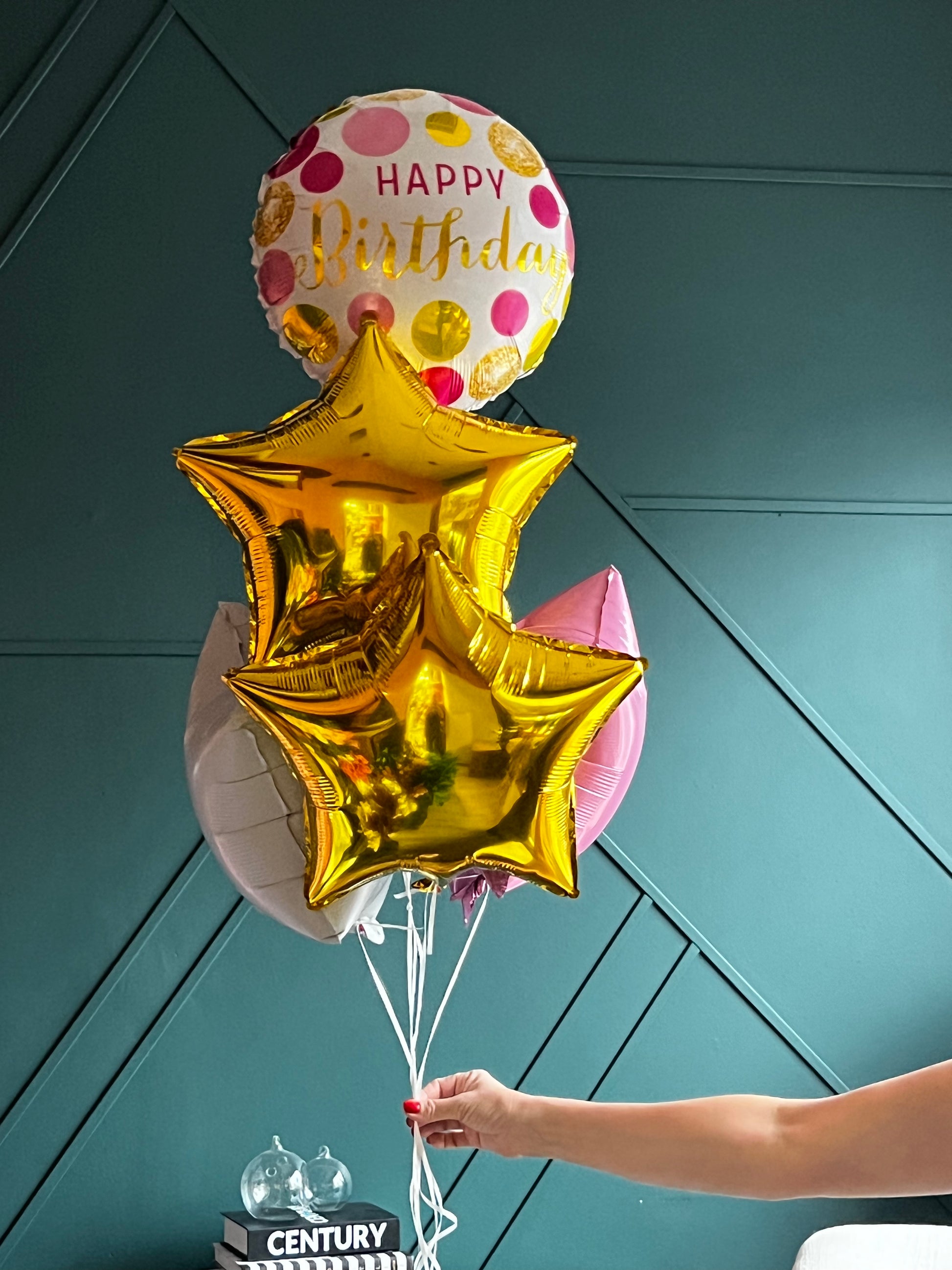 Colorful Happy Birthday balloons for party decoration