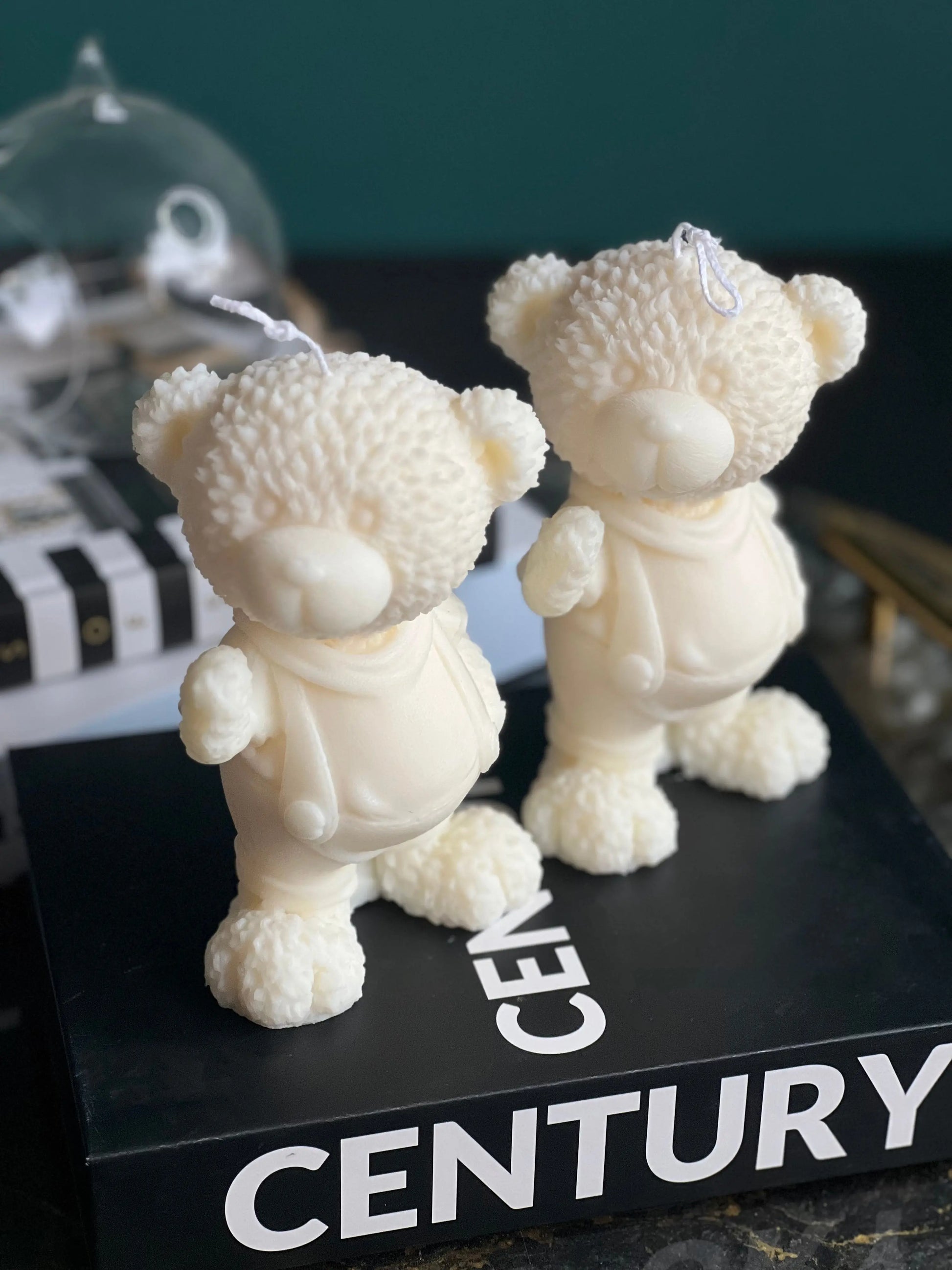 Tatty Teddy Candle | Teddy Bear Candle | Handmade Soy Wax Bear Candle buy online Luxury Flowers Miami