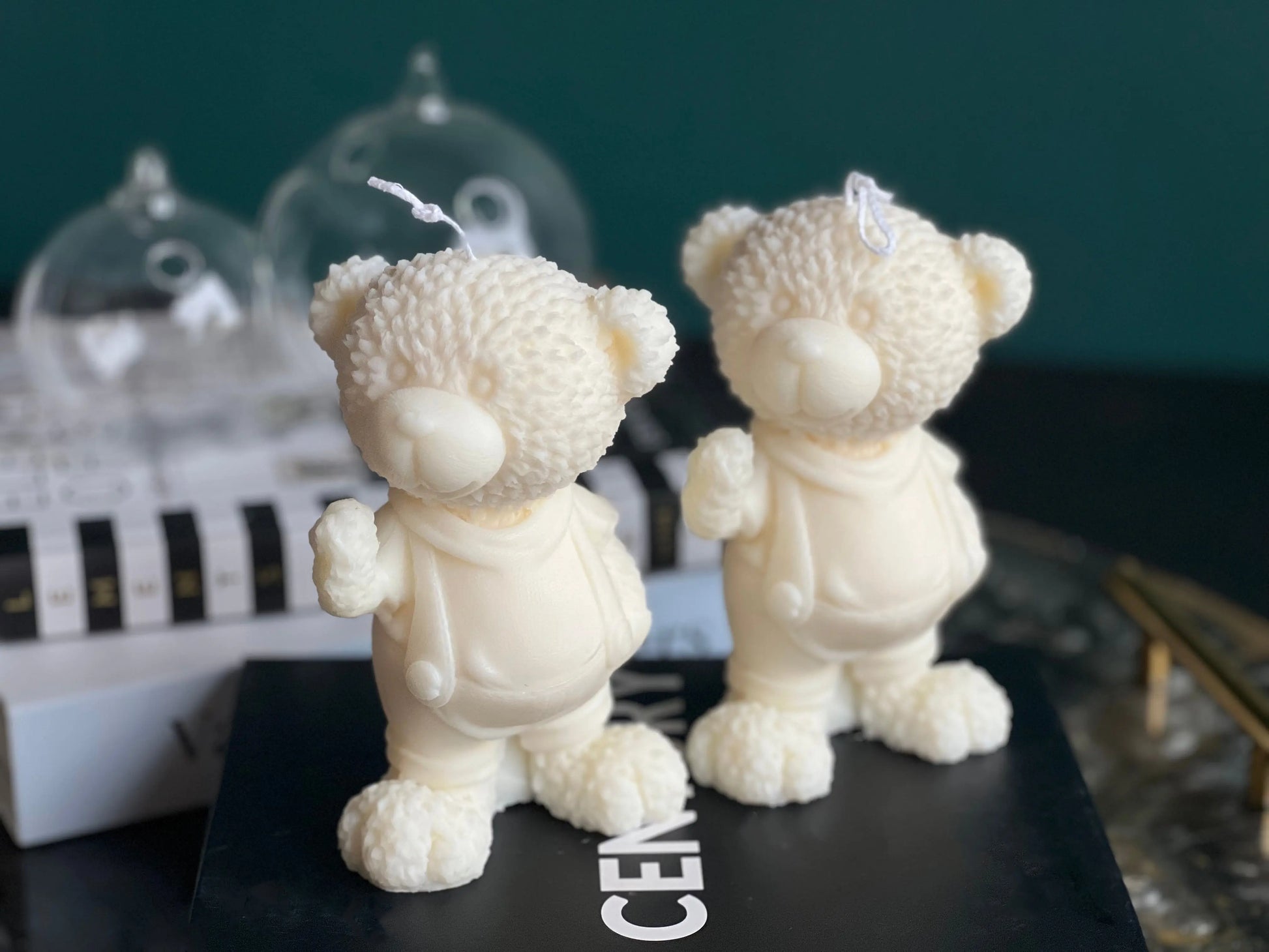 Tatty Teddy Candle | Teddy Bear Candle | Handmade Soy Wax Bear Candle buy online Luxury Flowers Miami