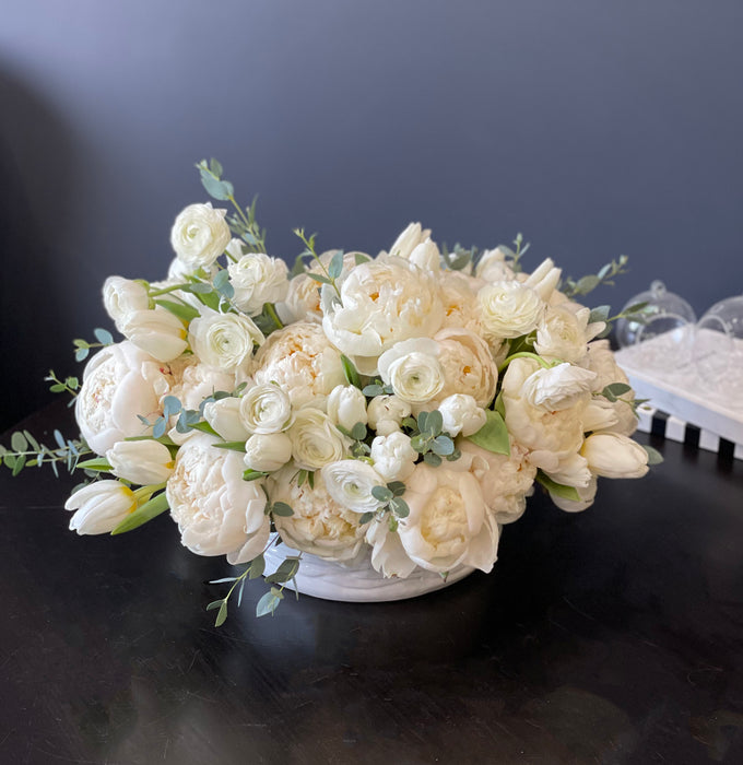 Angel Delight | Peonies, Tulips and Ranunculus