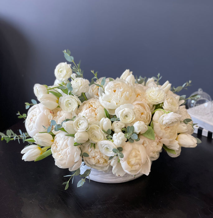 Angel Delight | Peonies, Tulips and Ranunculus
