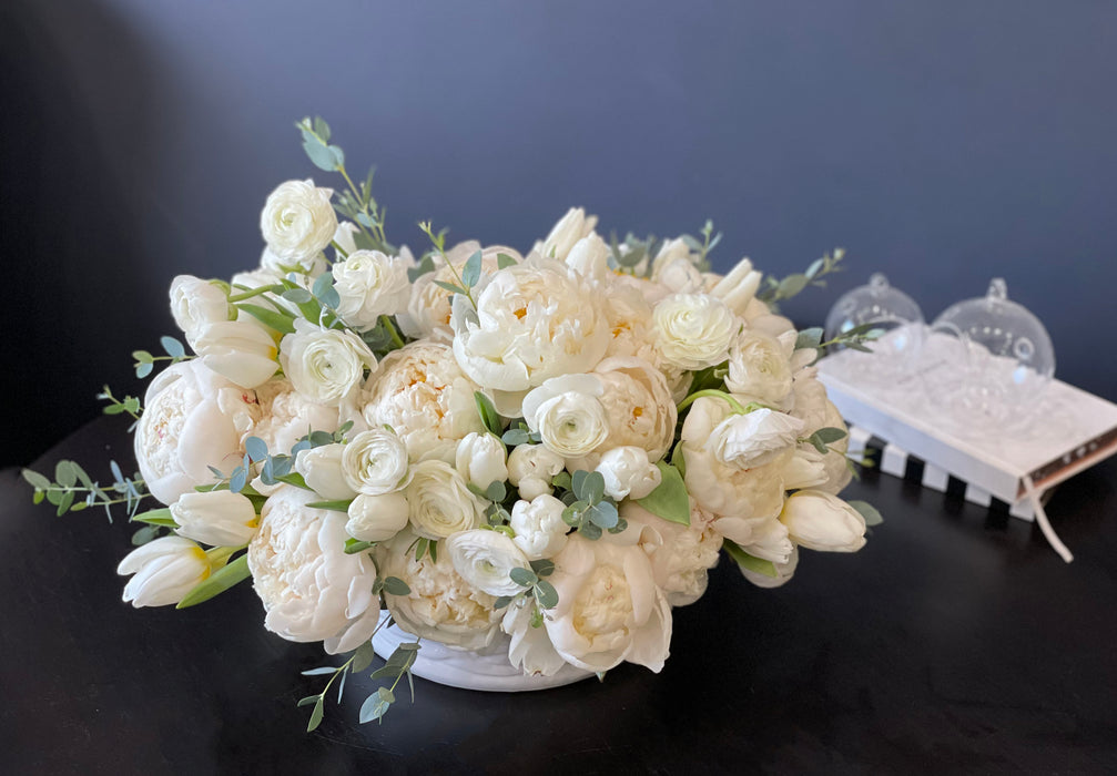 Angel Delight | Peonies, Tulips and Ranunculus