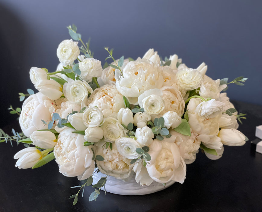 Angel Delight | Peonies, Tulips and Ranunculus