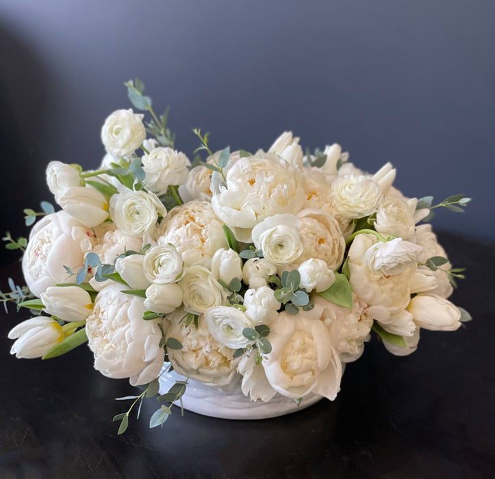 Angel Delight | Peonies, Tulips and Ranunculus