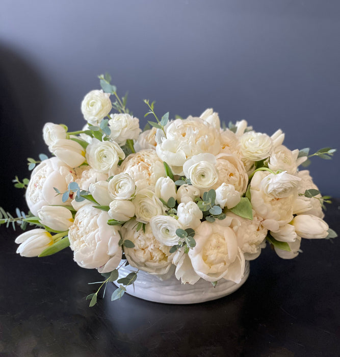 Angel Delight | Peonies, Tulips and Ranunculus