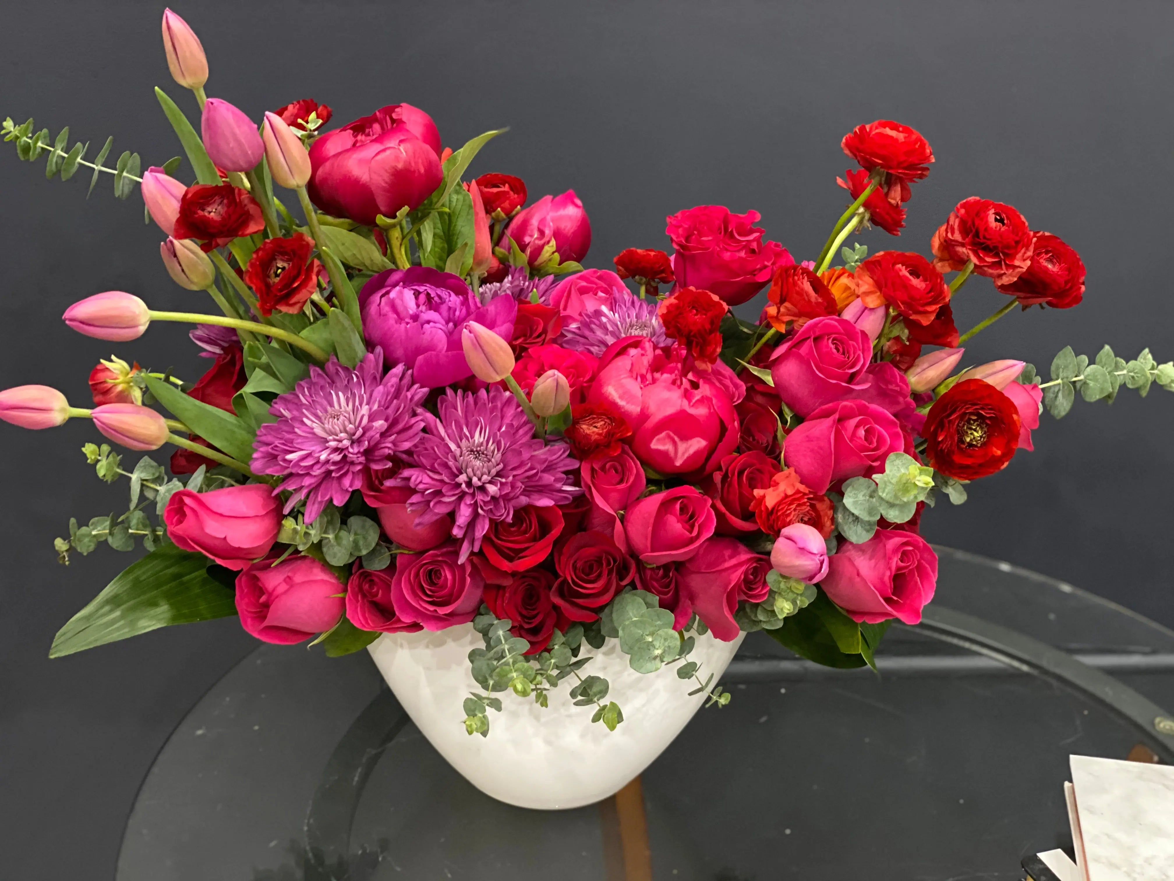 Velvet Bloom | Luxury Mixed Flower Arrangement buy online Luxury Flowers Miami