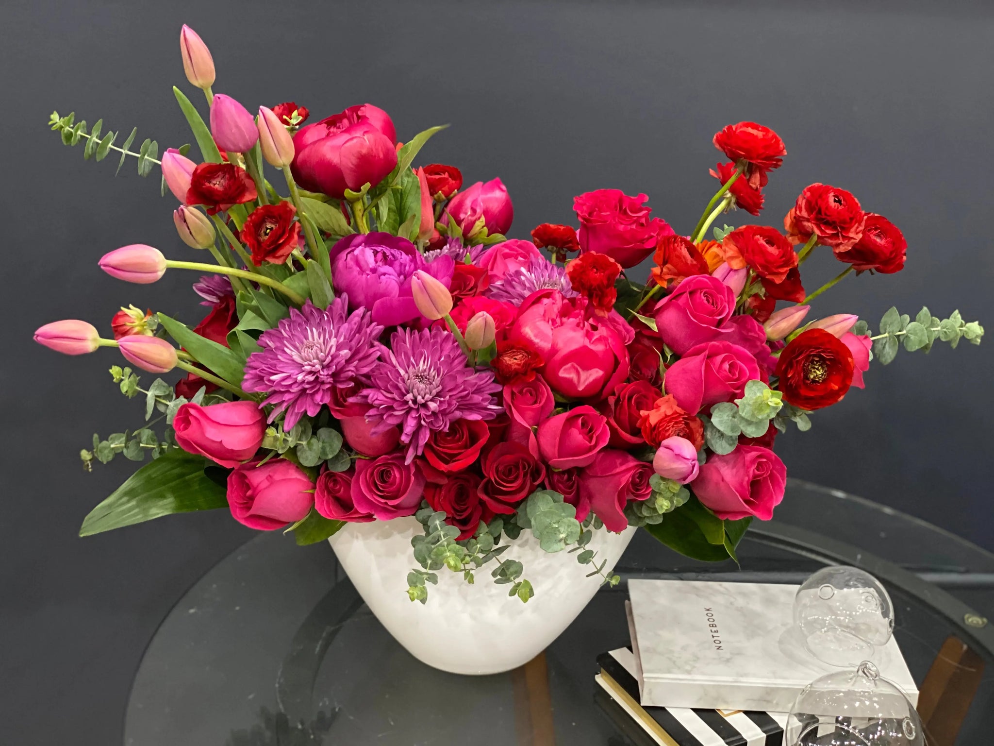 Velvet Bloom | Luxury Mixed Flower Arrangement buy online Luxury Flowers Miami