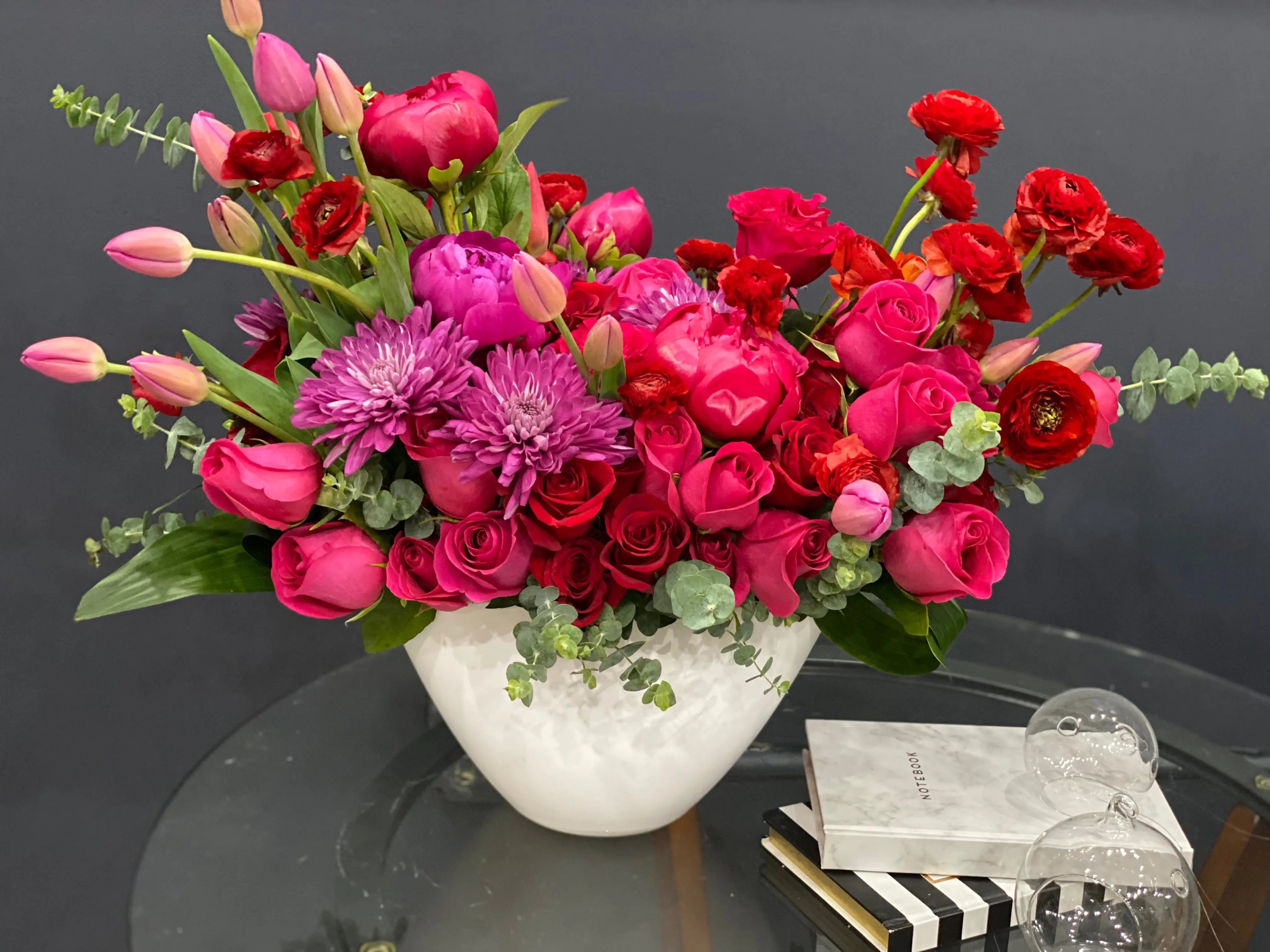 Velvet Bloom | Luxury Mixed Flower Arrangement buy online Luxury Flowers Miami