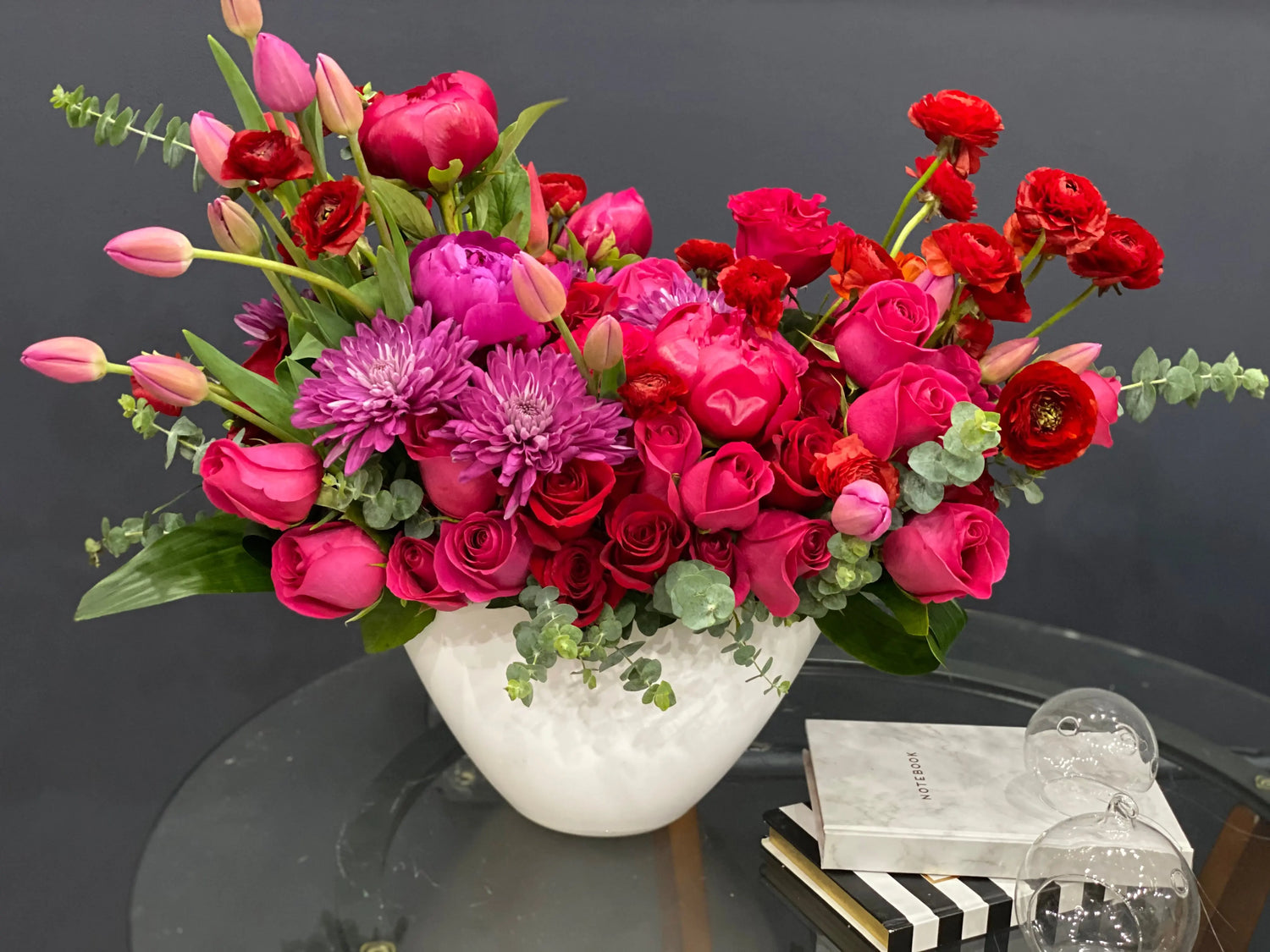 Velvet Bloom | Luxury Mixed Flower Arrangement buy online Luxury Flowers Miami