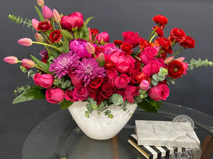 Velvet Bloom | Luxury Mixed Flower Arrangement buy online Luxury Flowers Miami