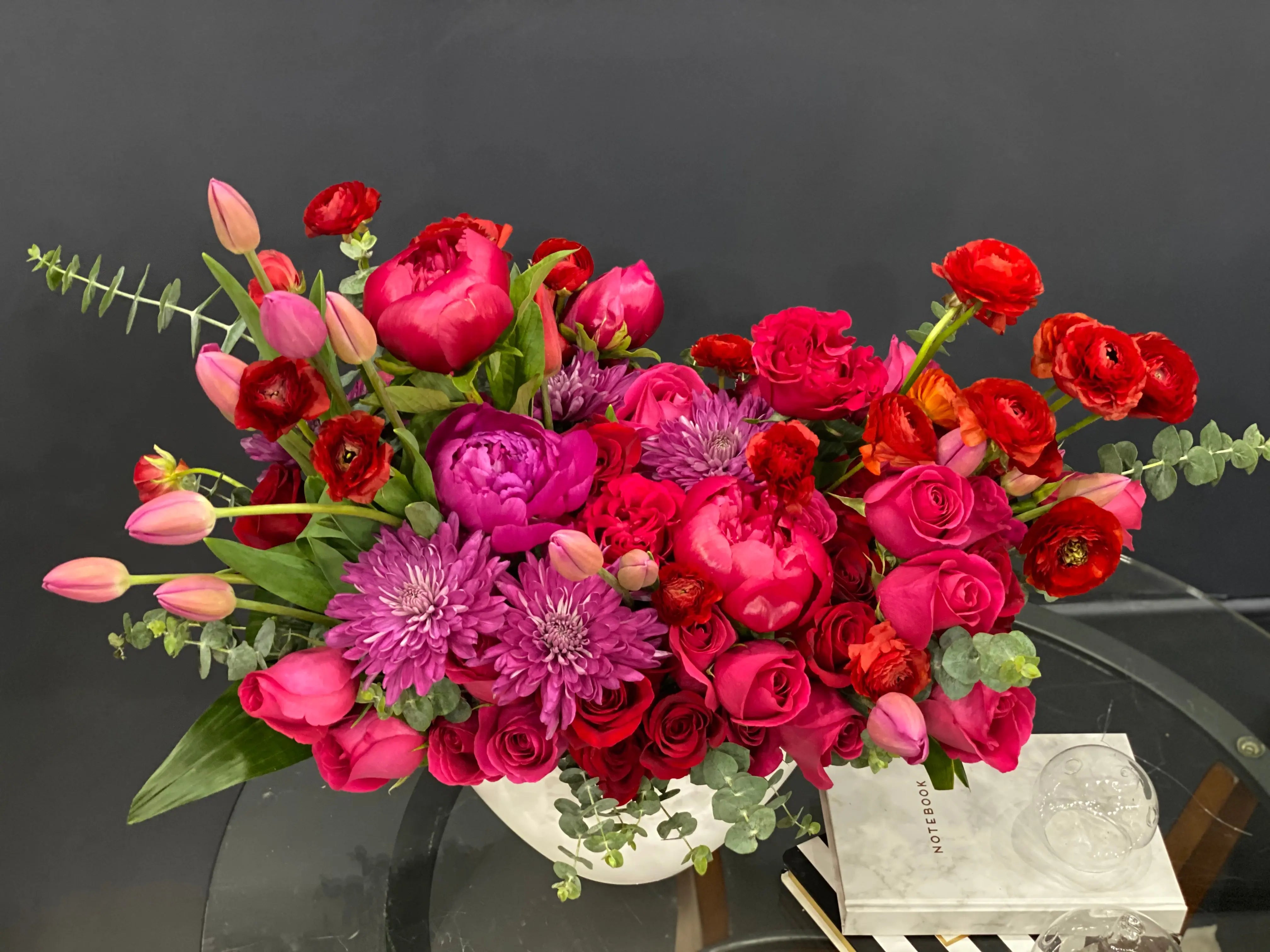 Velvet Bloom | Luxury Mixed Flower Arrangement buy online Luxury Flowers Miami