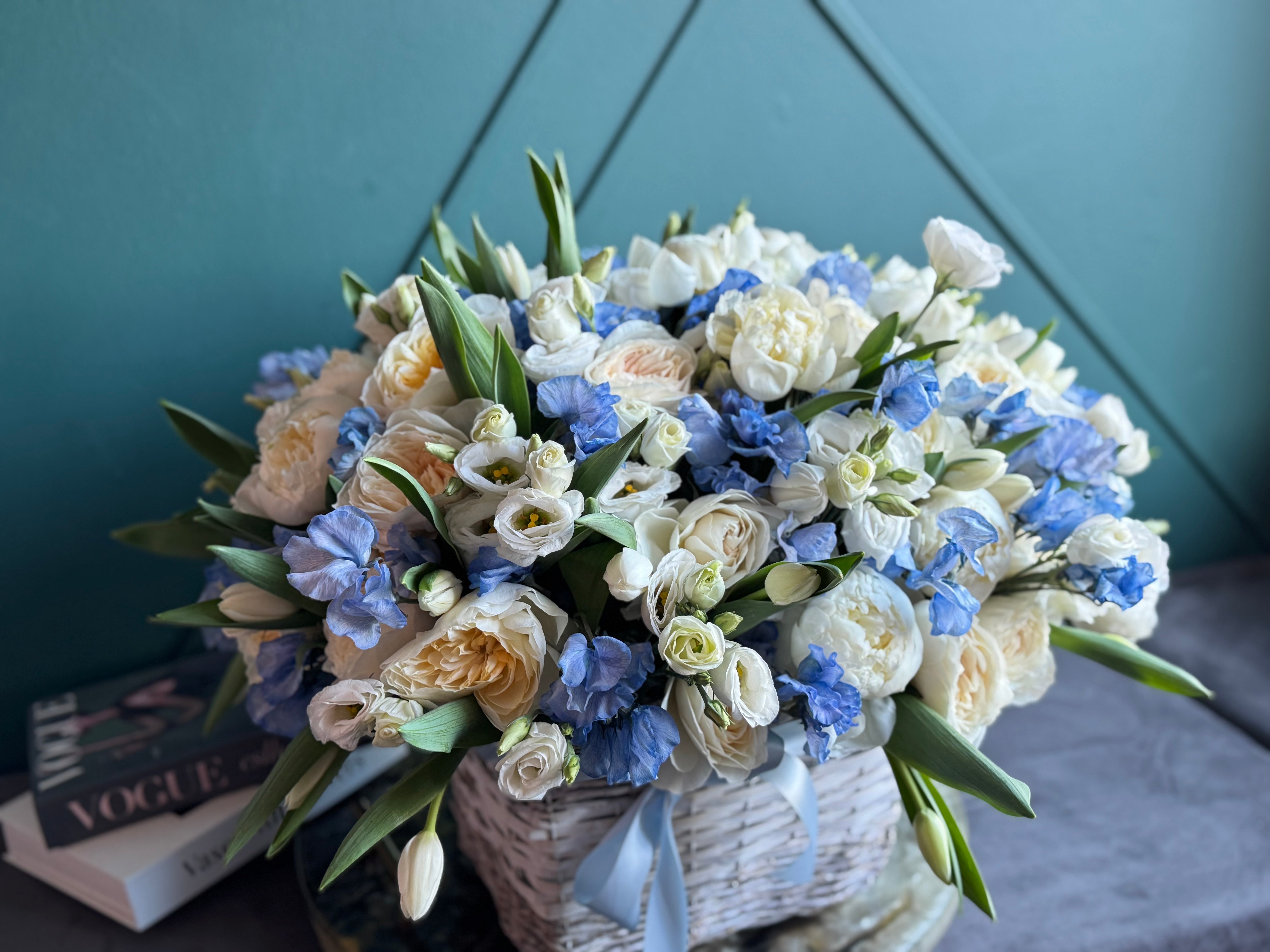 The Grand Garden — Luxury Peony & Garden Rose Basket