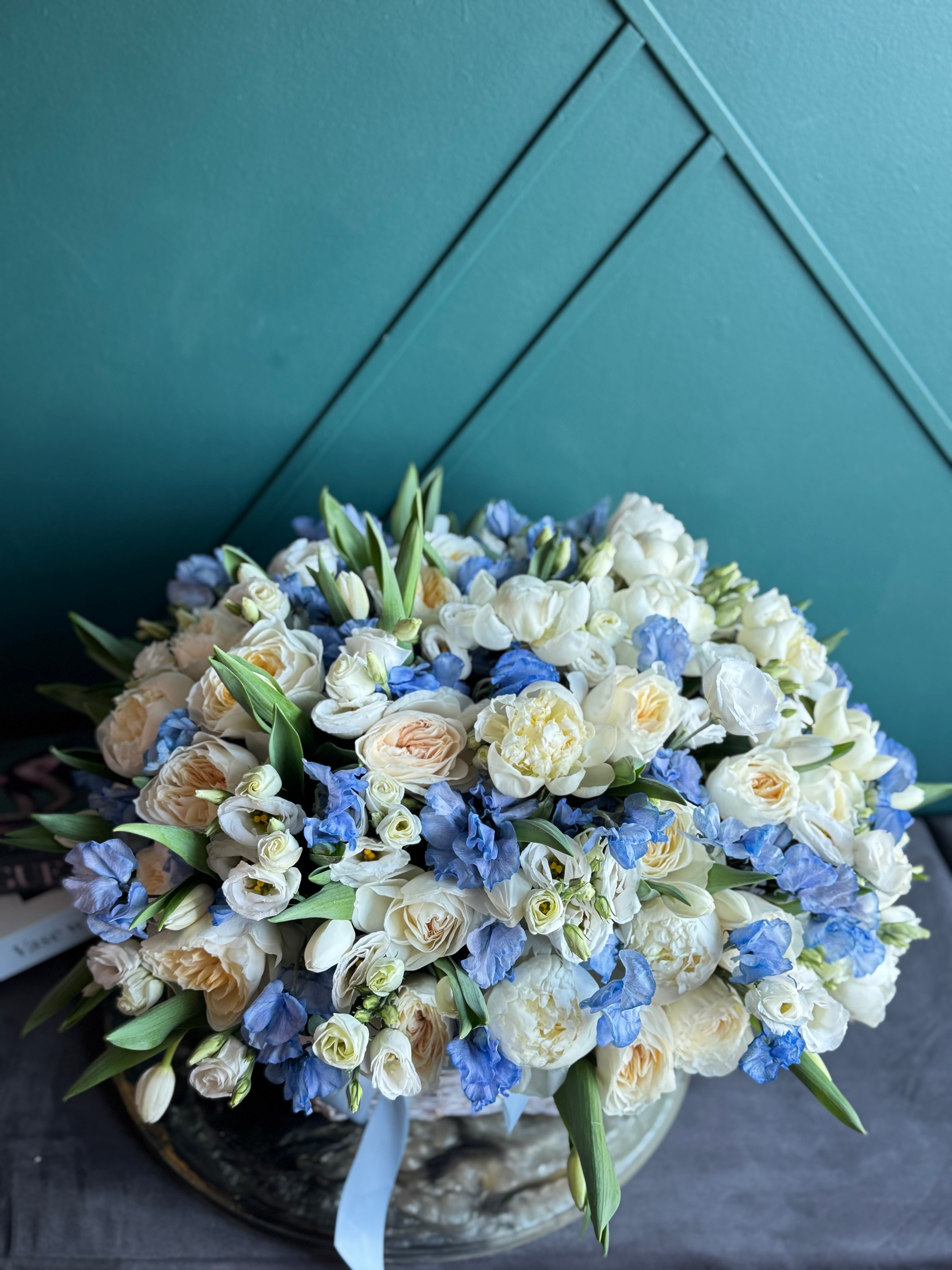 The Grand Garden — Luxury Peony & Garden Rose Basket