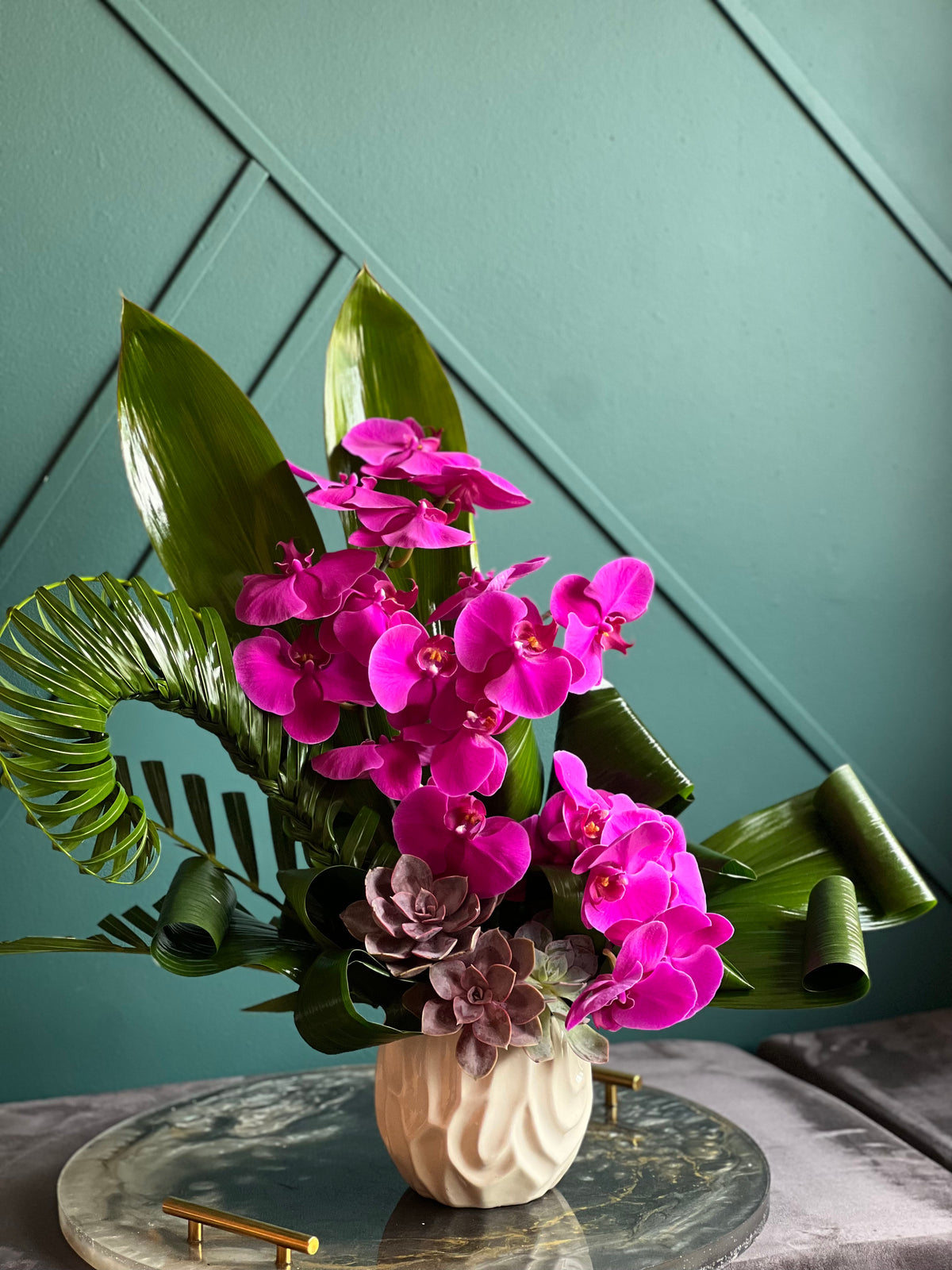 Phalaenopsis Orchid Arrangement – Luxury Orchid Flowers Miami