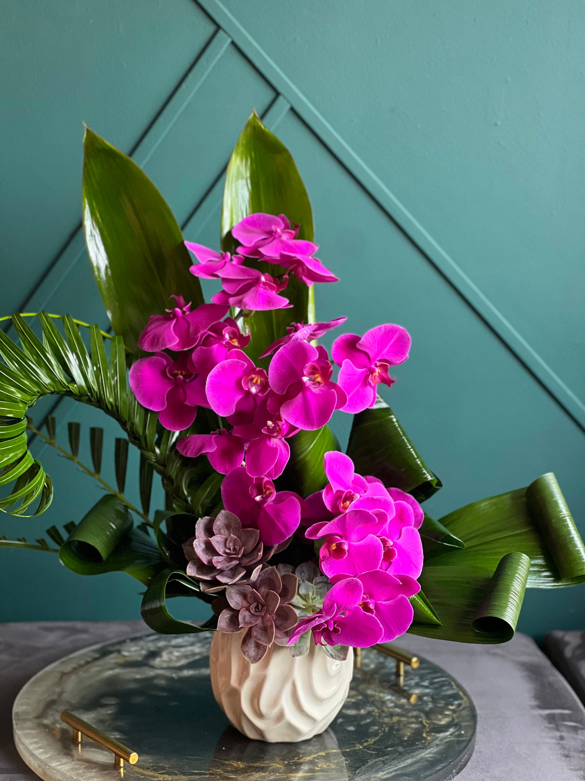 Phalaenopsis Orchid Arrangement – Luxury Orchid Flowers Miami