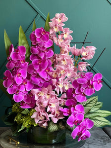 Phalaenopsis & Cymbidium | Luxury Orchid Design Miami buy online Luxury Flowers Miami