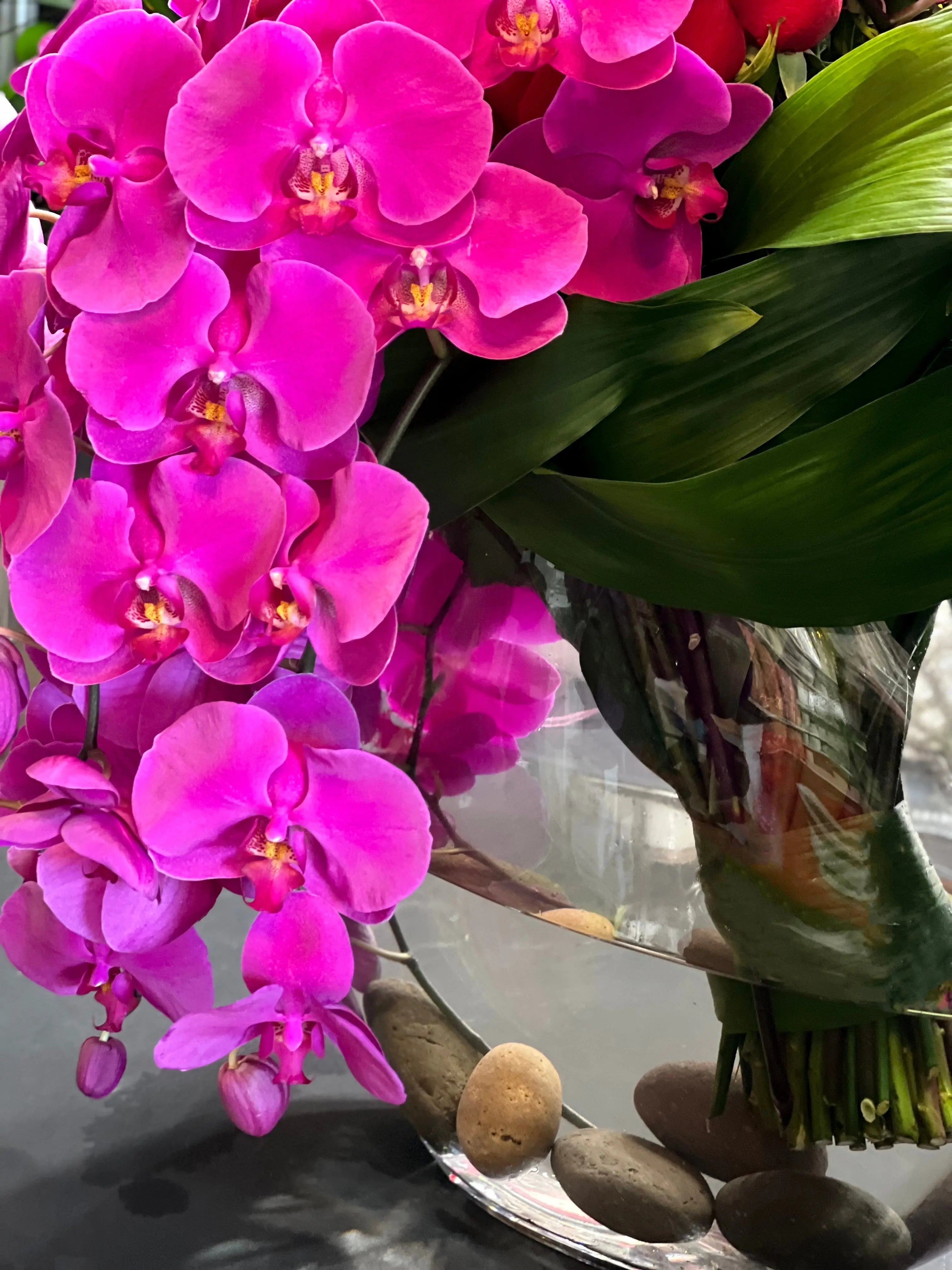 Love Waterfall | Luxury Roses and Orchids Miami buy online Luxury Flowers Miami