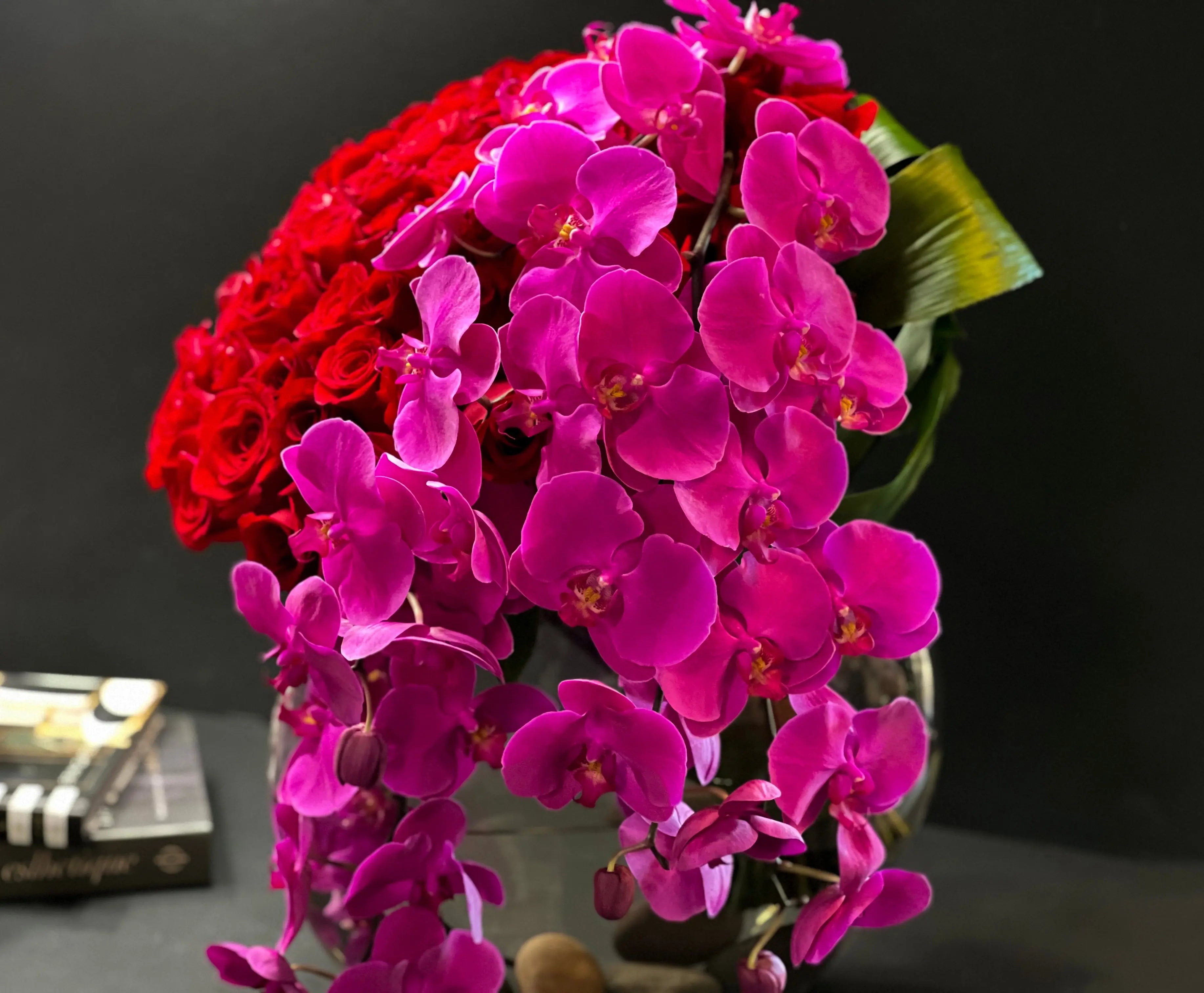 Love Waterfall | Luxury Roses and Orchids Miami buy online Luxury Flowers Miami
