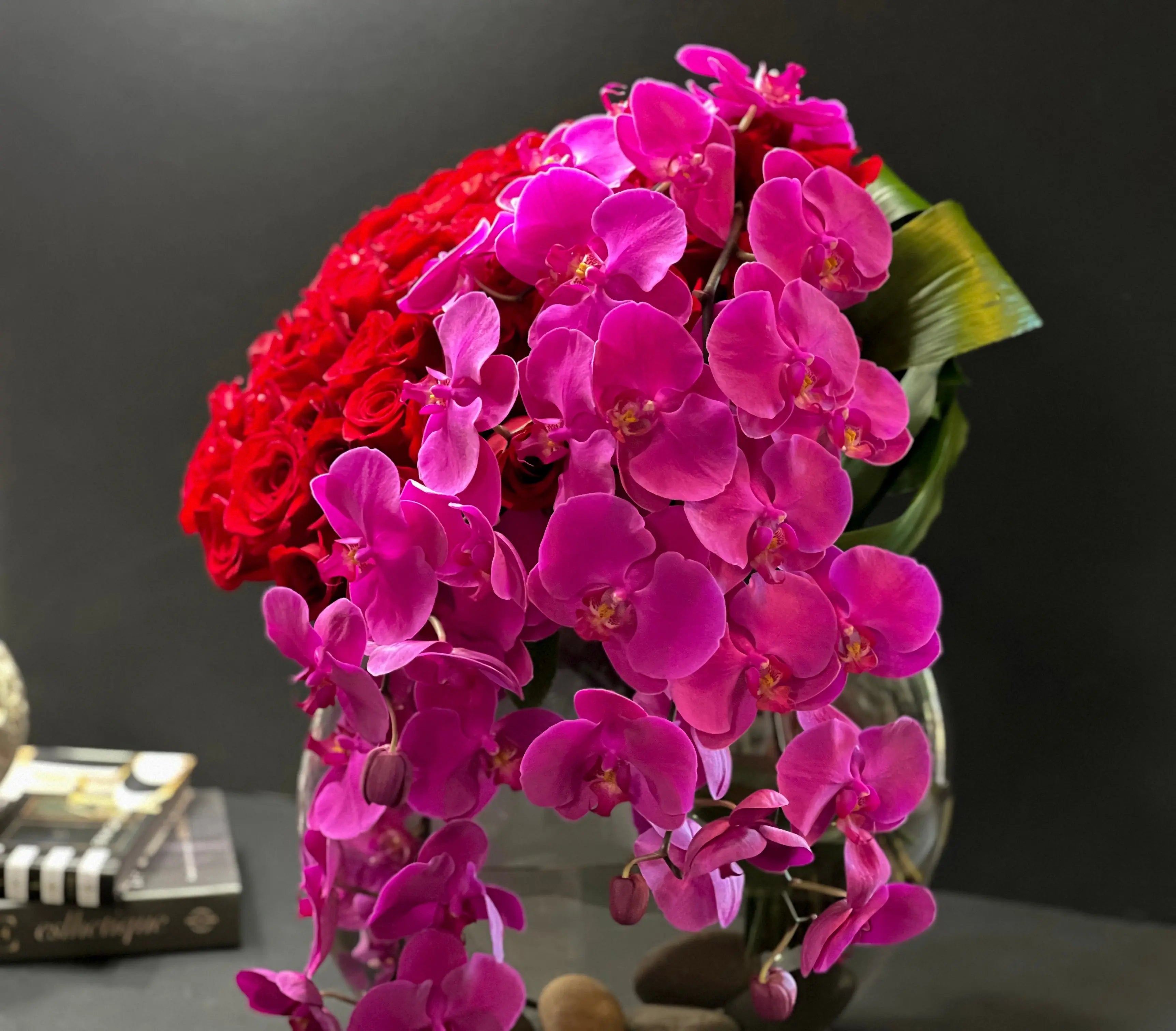 Love Waterfall | Luxury Roses and Orchids Miami buy online Luxury Flowers Miami
