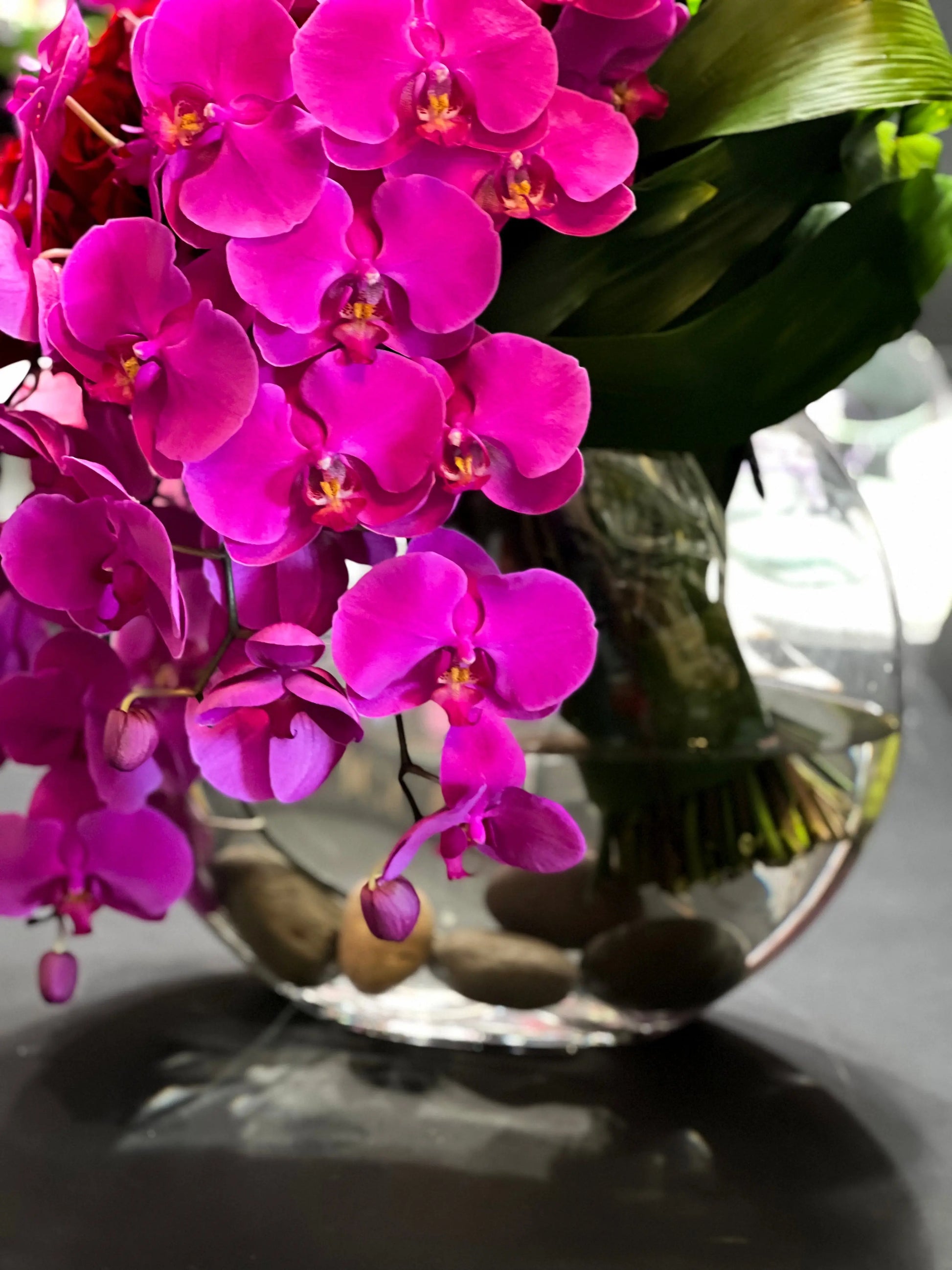 Love Waterfall | Luxury Roses and Orchids Miami buy online Luxury Flowers Miami