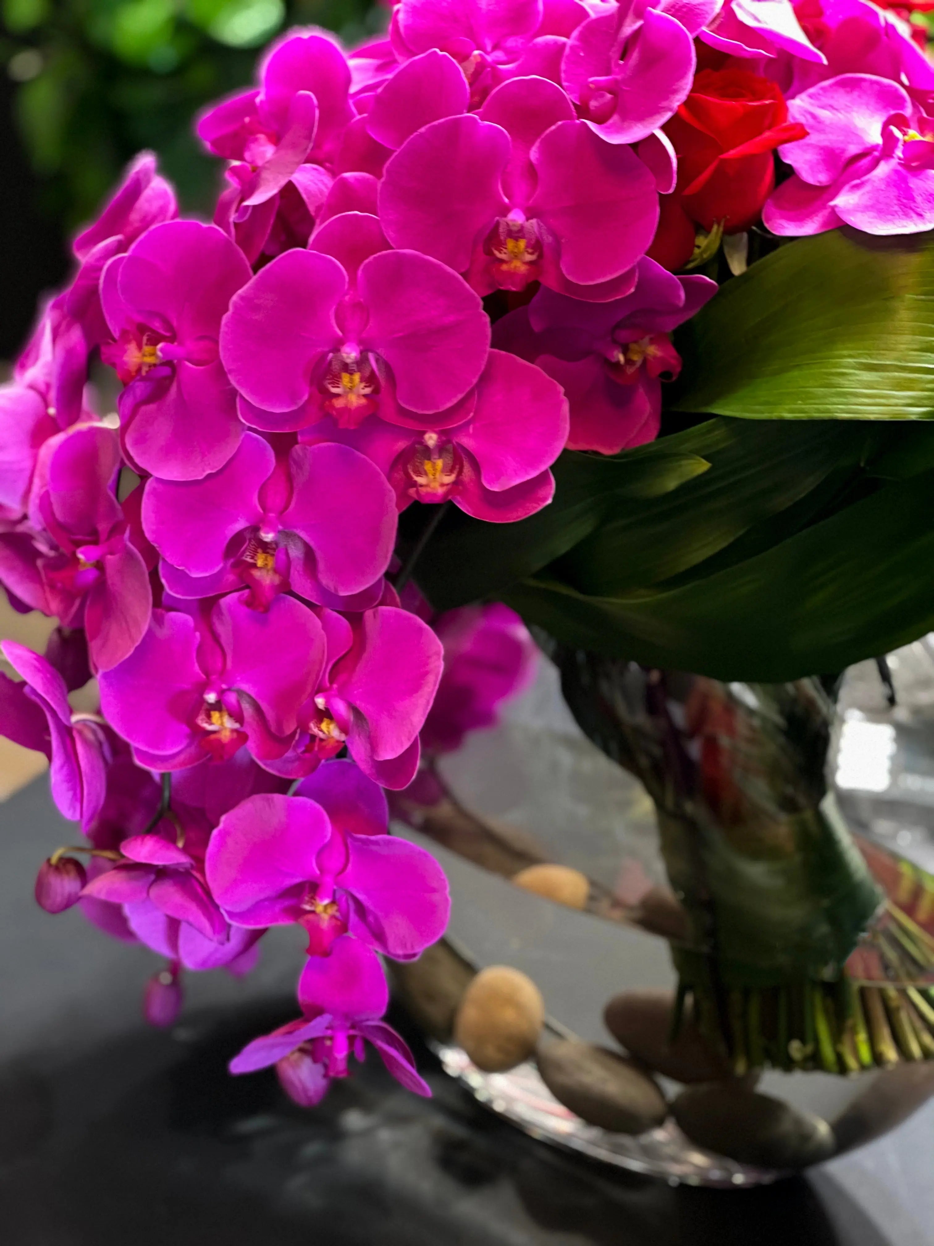 Love Waterfall | Luxury Roses and Orchids Miami buy online Luxury Flowers Miami