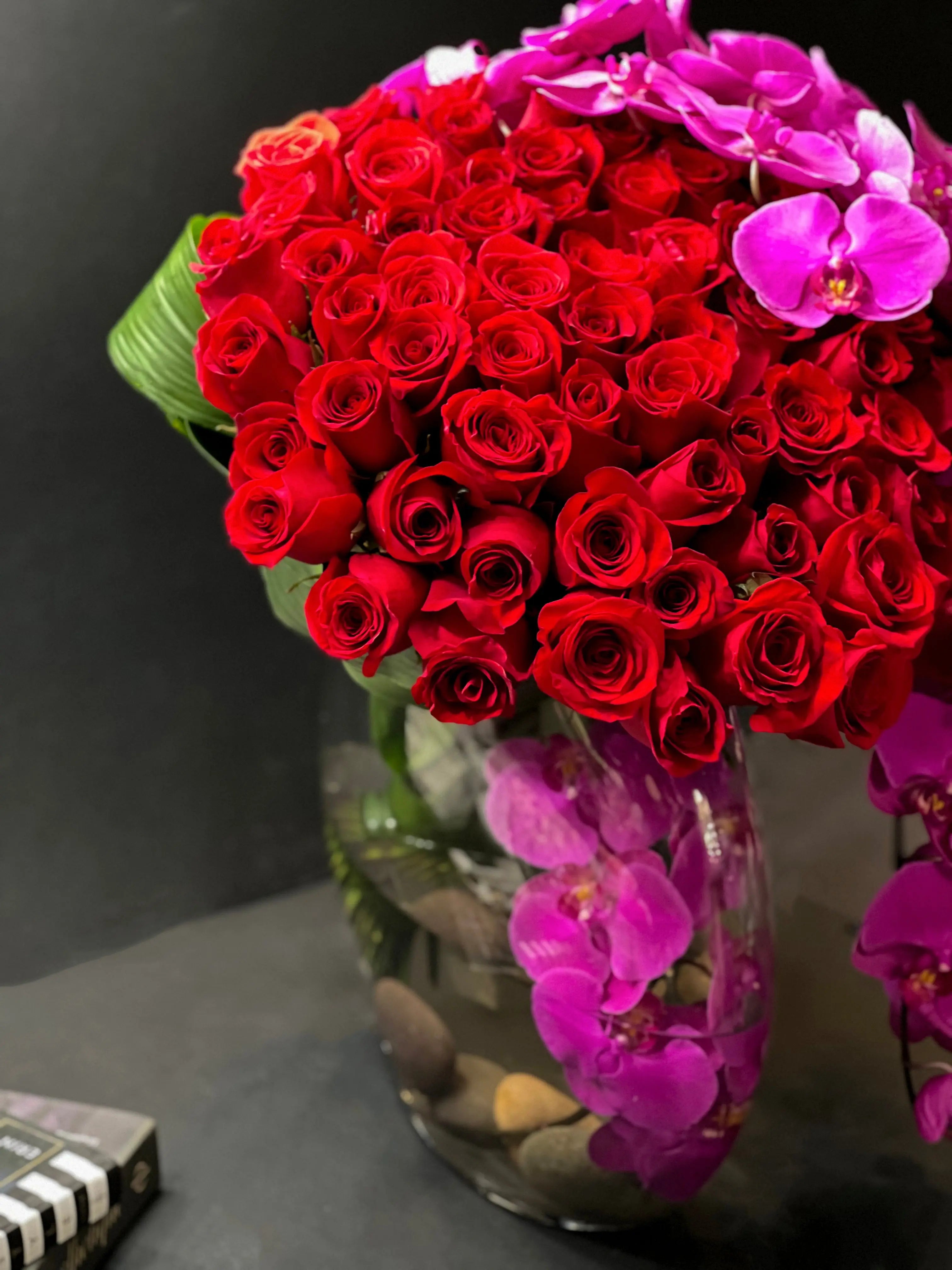 Love Waterfall | Luxury Roses and Orchids Miami buy online Luxury Flowers Miami