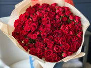 50 Mini Spray Roses Bouquet | Garden Roses Arrangement buy online Luxury Flowers Miami
