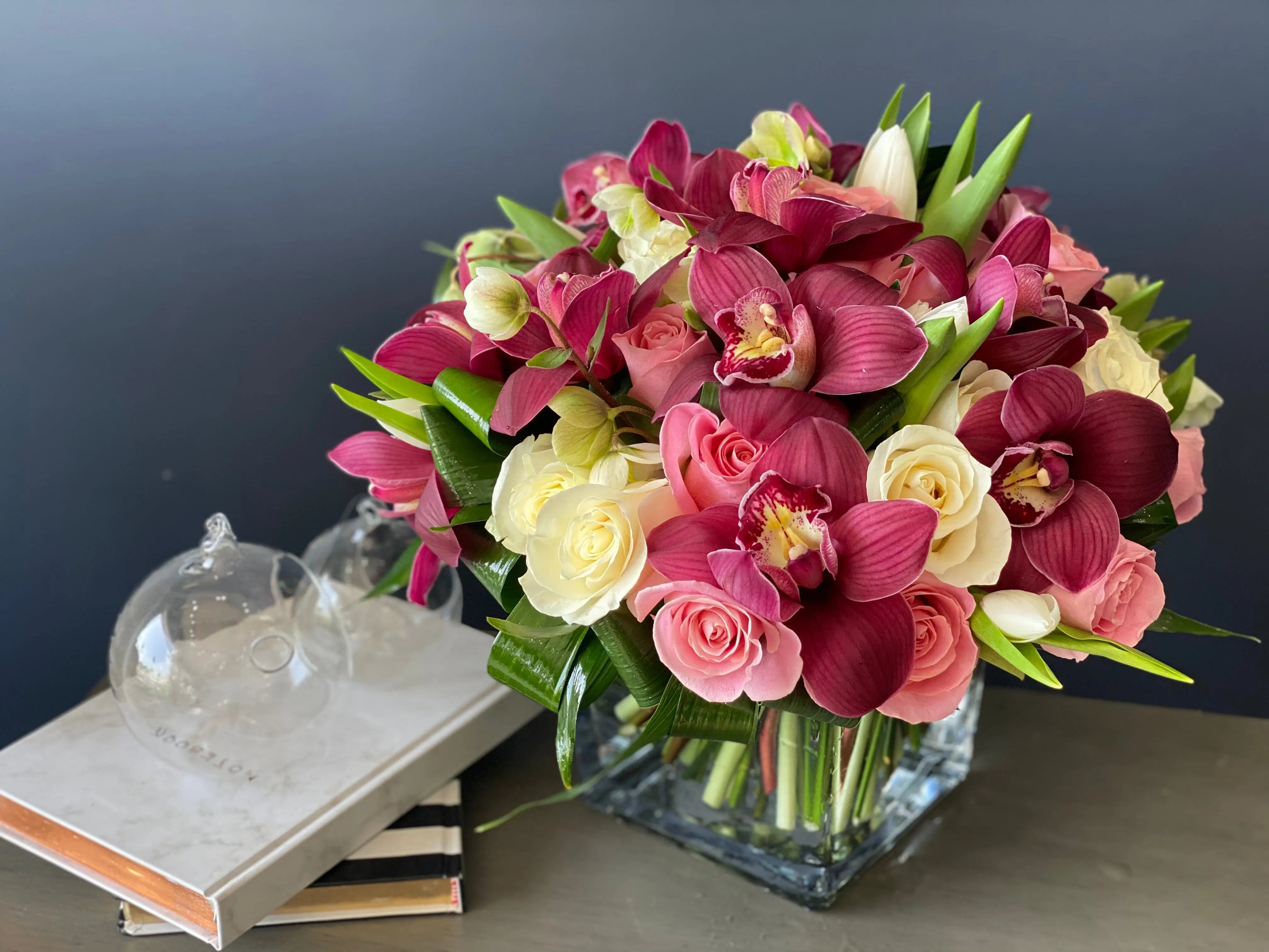 Orchids Beauty | Orchid Arrangement Miami buy online Luxury Flowers Miami