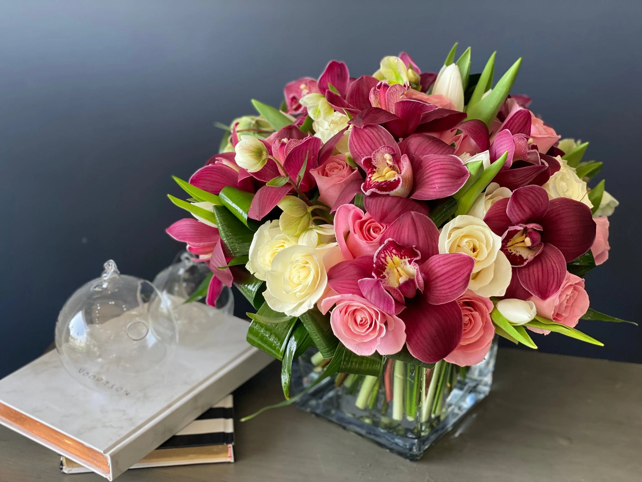 Orchids Beauty | Orchid Arrangement Miami buy online Luxury Flowers Miami