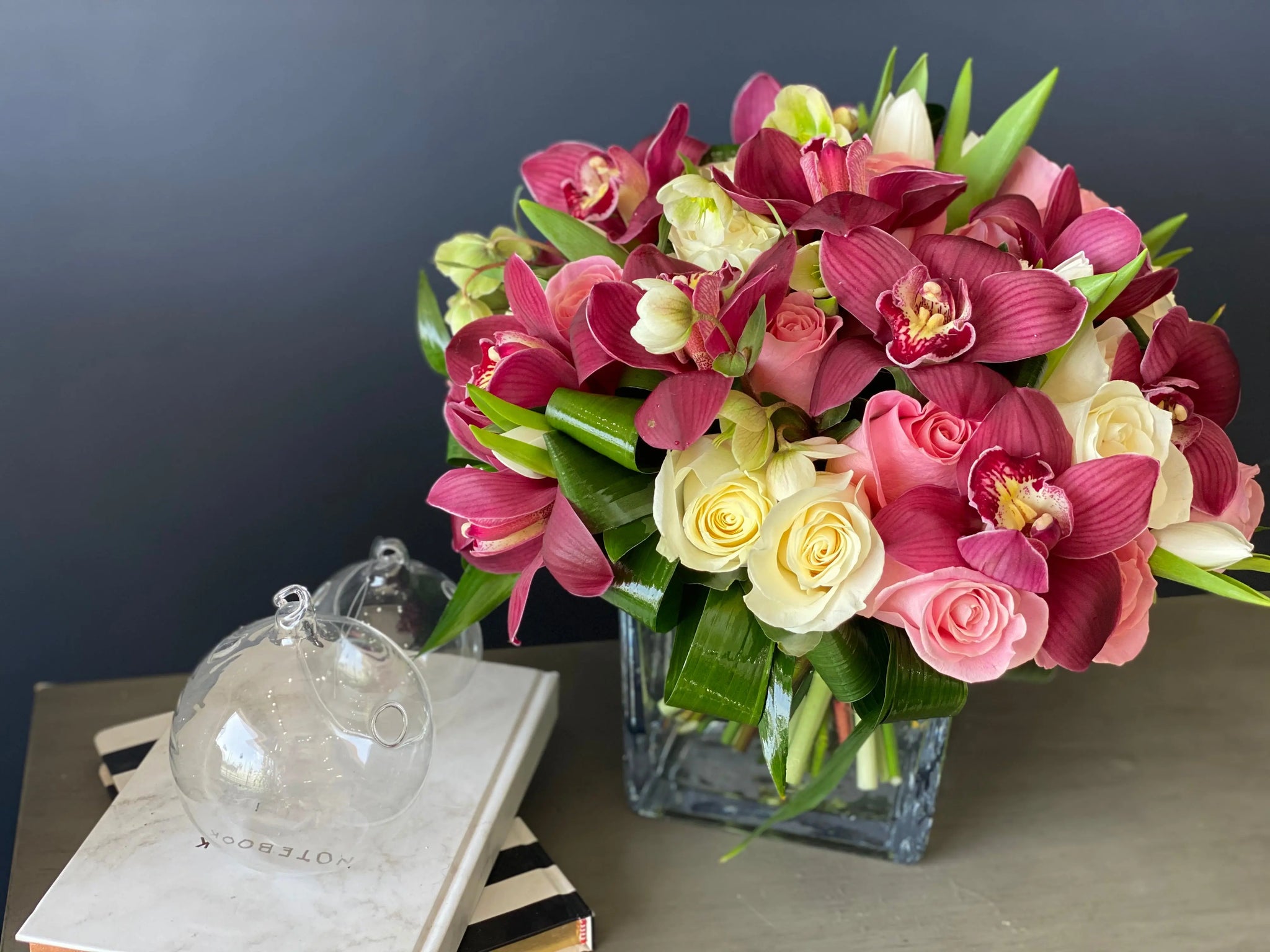 Orchids Beauty | Orchid Arrangement Miami buy online Luxury Flowers Miami