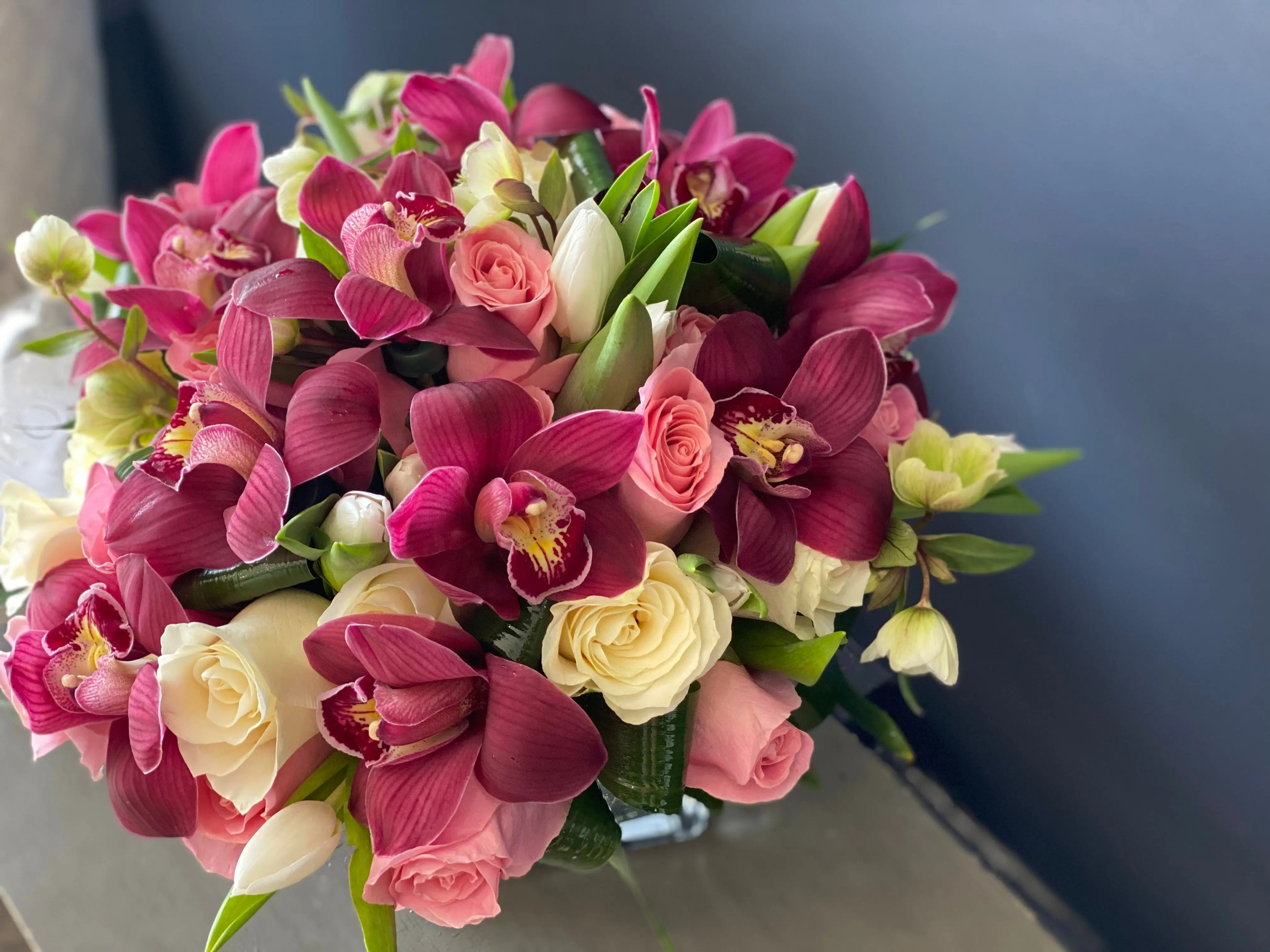 Orchids Beauty | Orchid Arrangement Miami buy online Luxury Flowers Miami