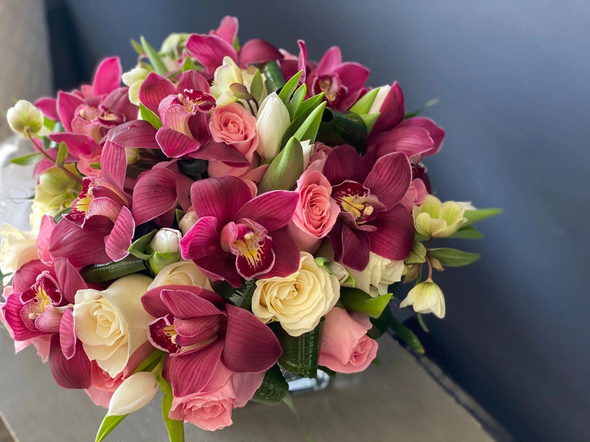 Orchids Beauty | Orchid Arrangement Miami buy online Luxury Flowers Miami