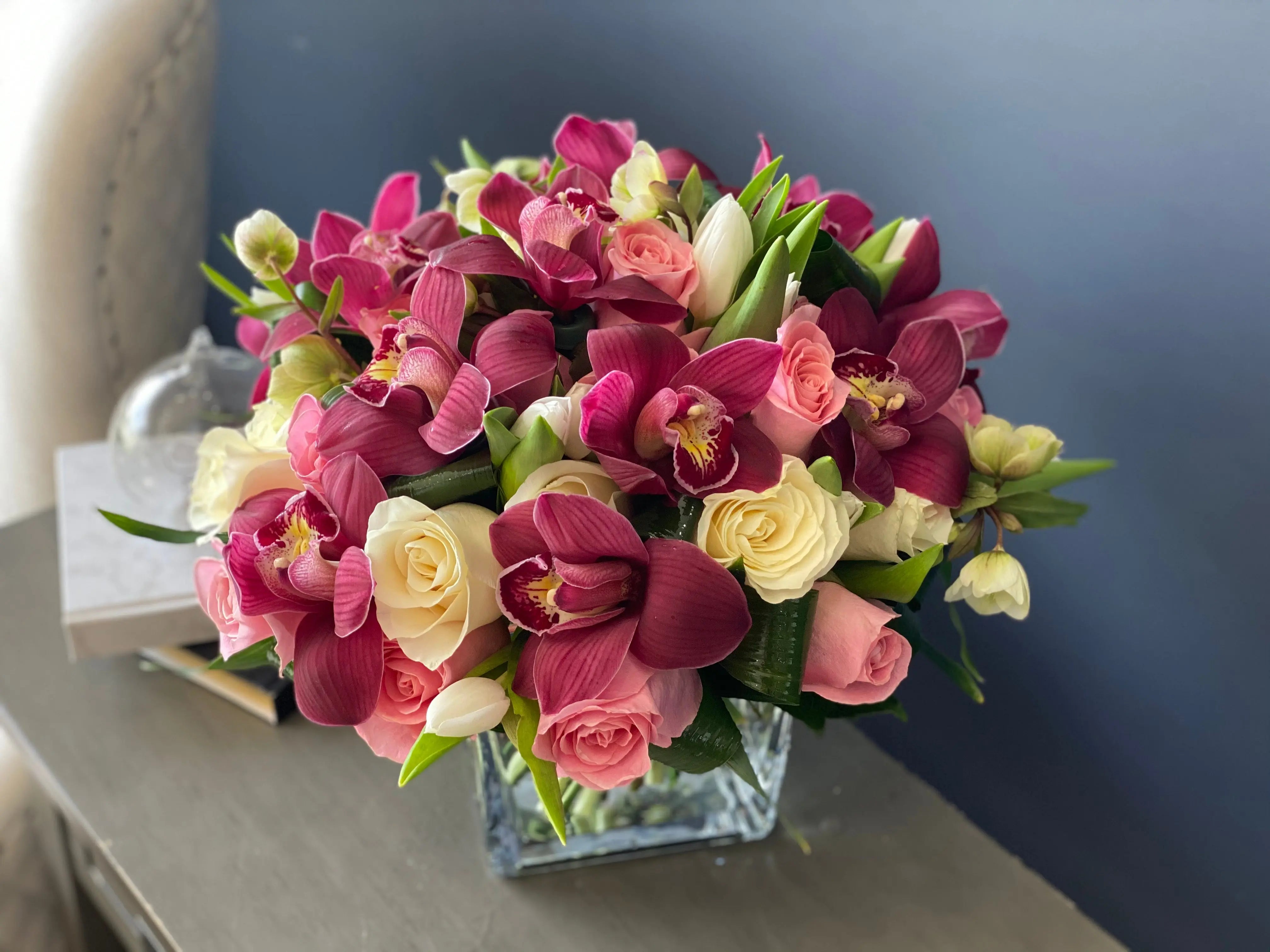 Orchids Beauty | Orchid Arrangement Miami buy online Luxury Flowers Miami
