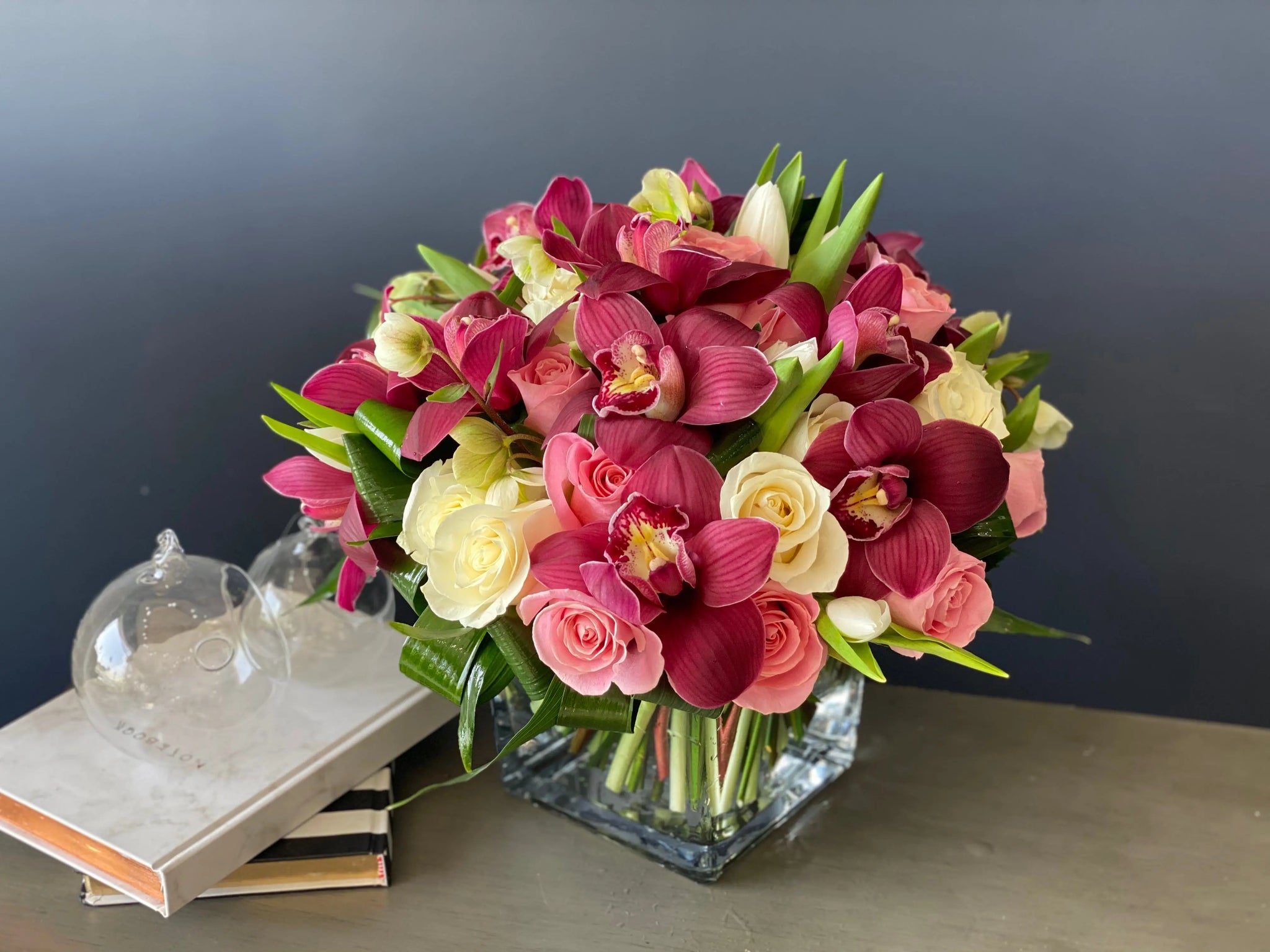 Orchids Beauty | Orchid Arrangement Miami buy online Luxury Flowers Miami
