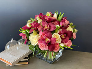 Orchids Beauty | Orchid Arrangement Miami buy online Luxury Flowers Miami