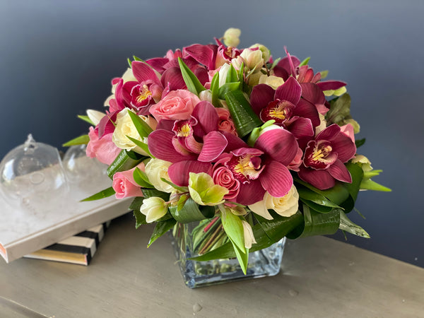 Orchids Beauty | Orchid Arrangement Miami buy online Luxury Flowers Miami