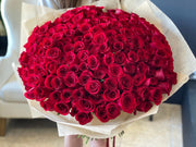 100 Red Roses Bouquet | Luxury Flower Delivery Miami buy online Luxury Flowers Miami