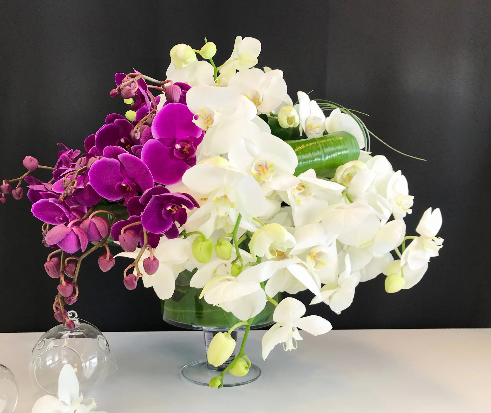 Phalaenopsis Orchid Arrangement | Luxury Orchid Design buy online Luxury Flowers Miami