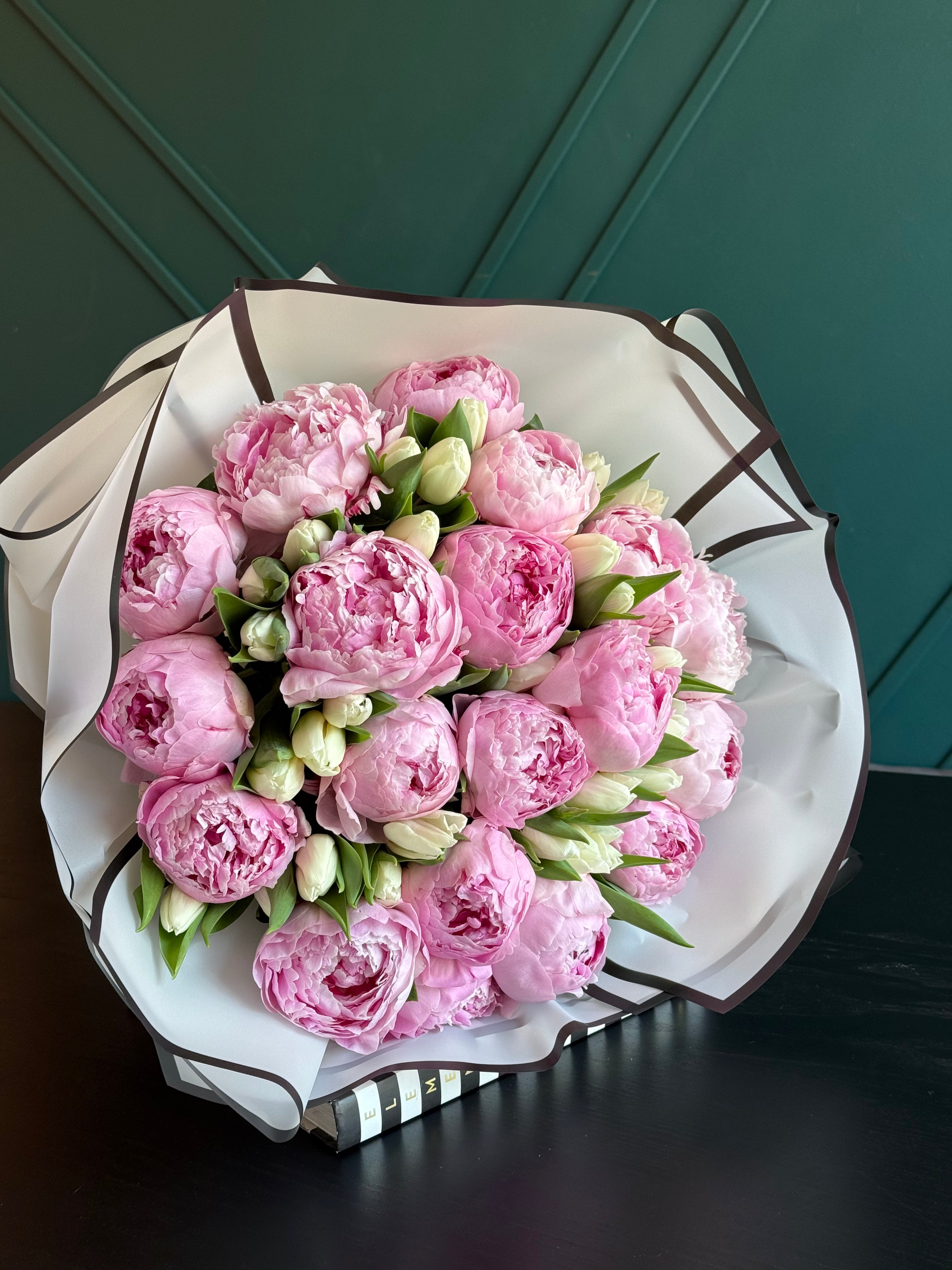 Peonies and Tulips Bouquet