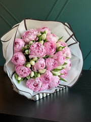 Peonies and Tulips Bouquet