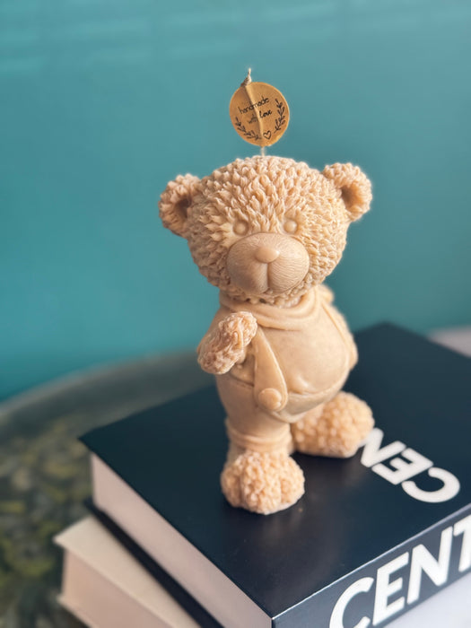 Scented large candle. Tatty Teddy  Candle, Unique large Candle.